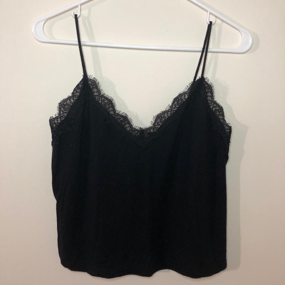 Black Lacy Tank